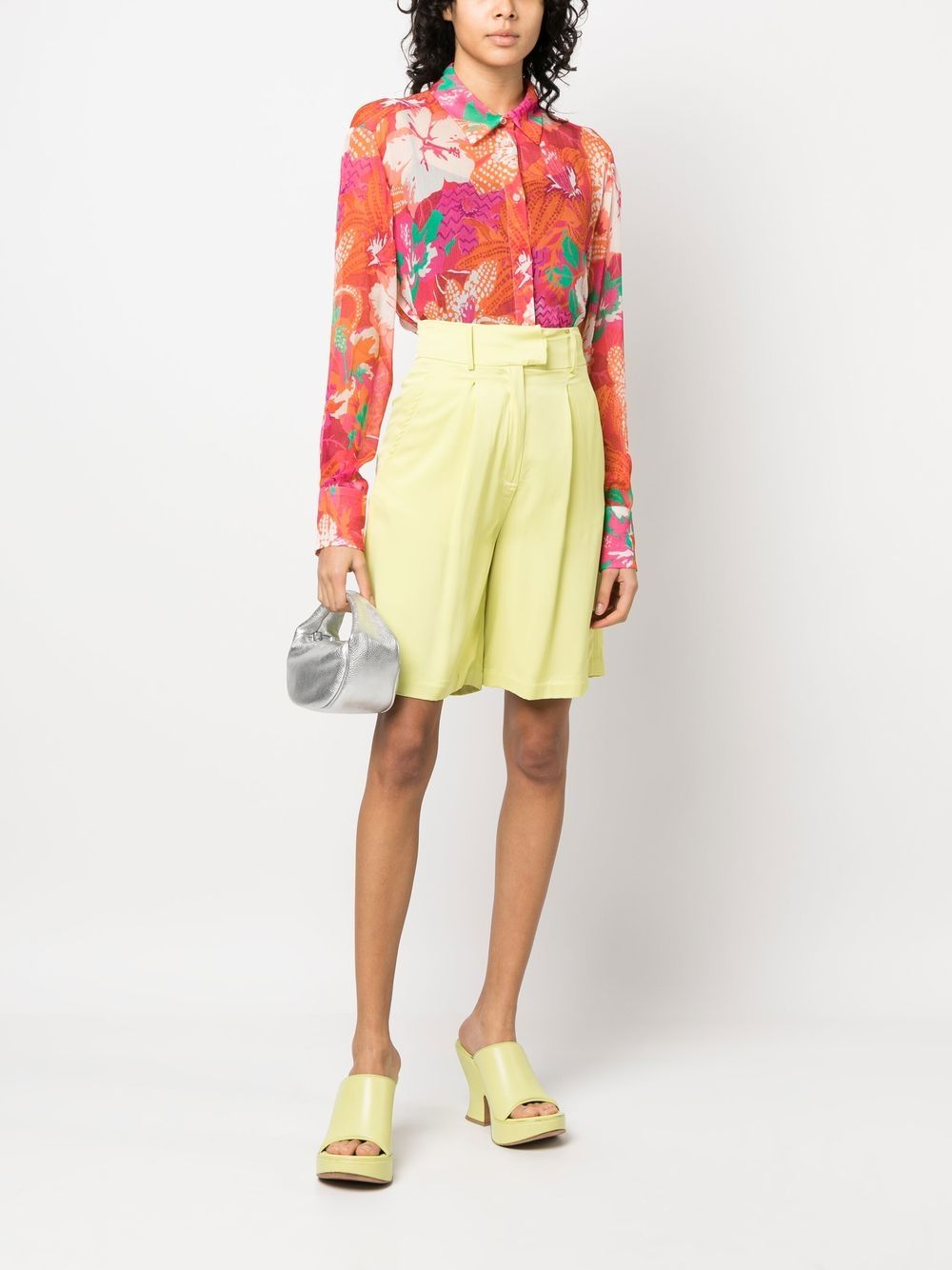 Camicia stampa floreale 3441MDE17237157 18 MSGM 