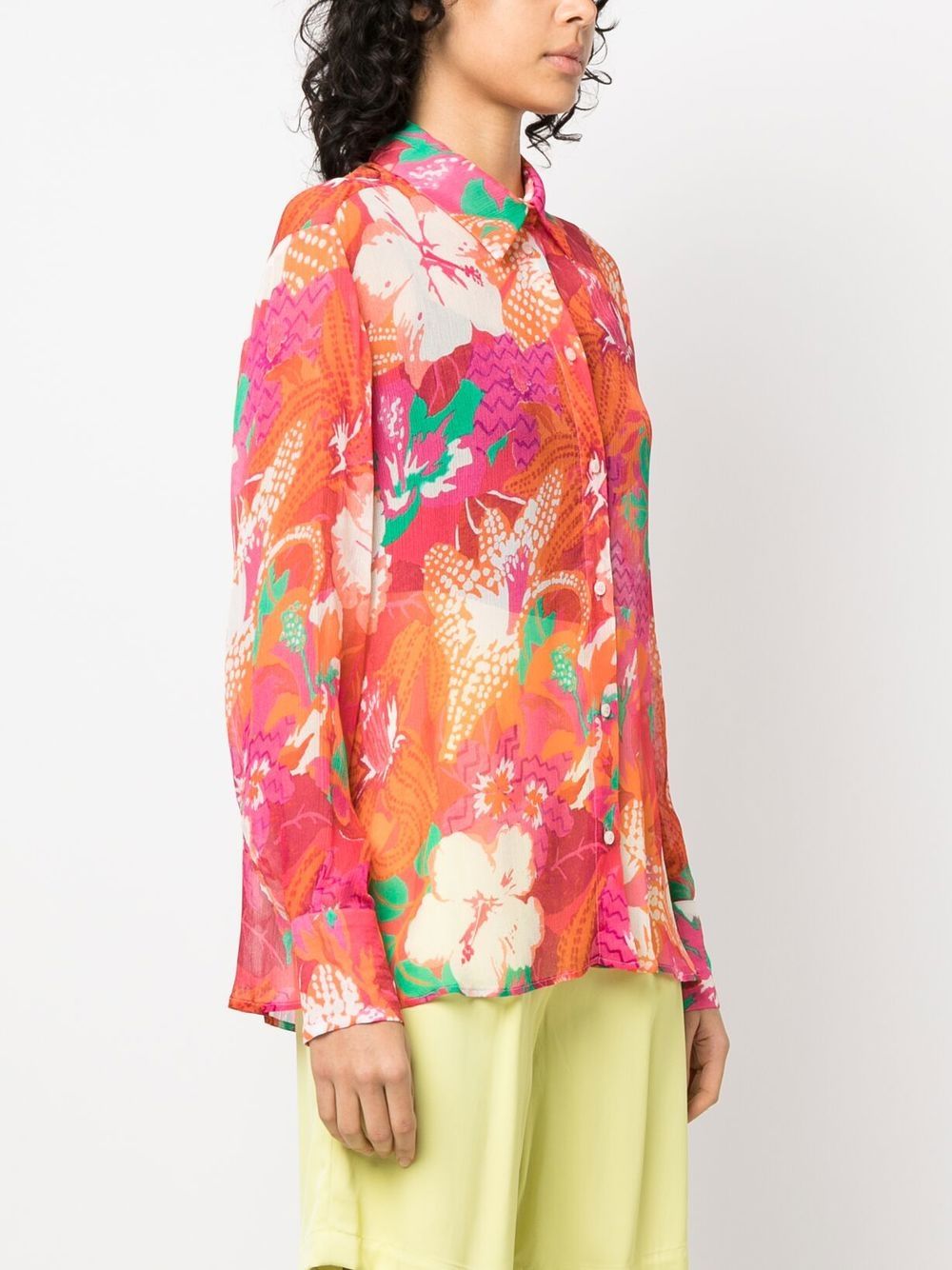 Camicia stampa floreale 3441MDE17237157 18 MSGM 