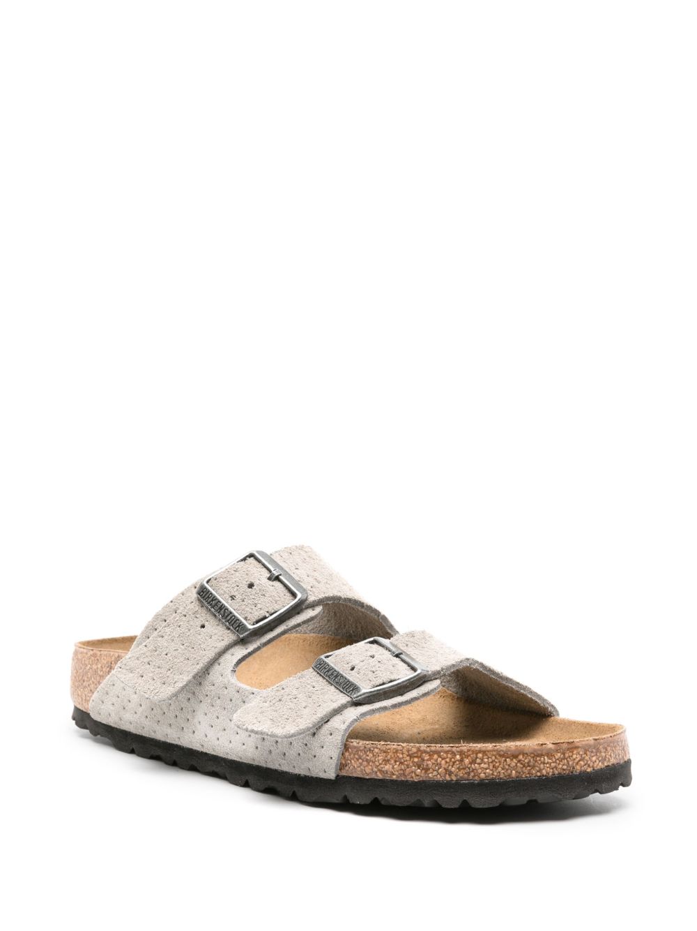 Sandalo Arizona grigio pelle scamosciata 1027019 STONECOIN BIRKENSTOCK 