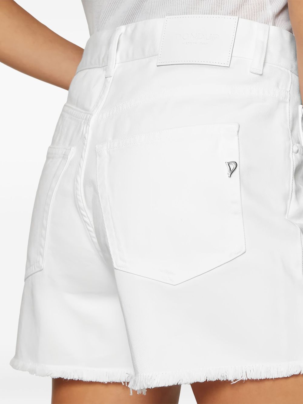 Short Stella bianco DP686BBF0014DPTDDD 000 DONDUP 