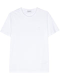 T-shirt bianca mini ricamo