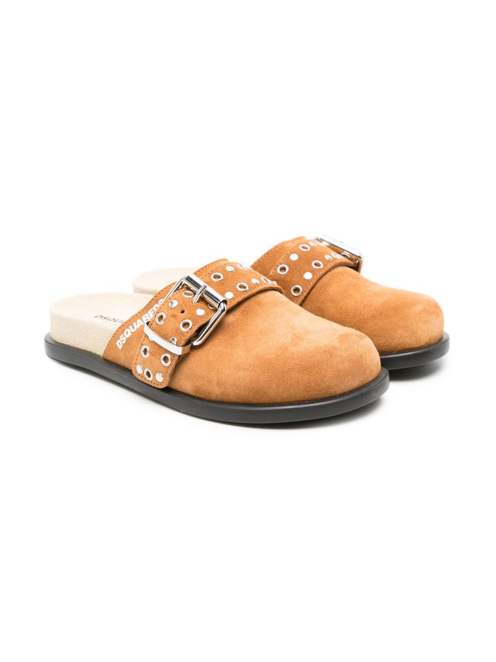 Ciabatta cammello cintura occhielli 77723 01 DSQUARED KIDS 