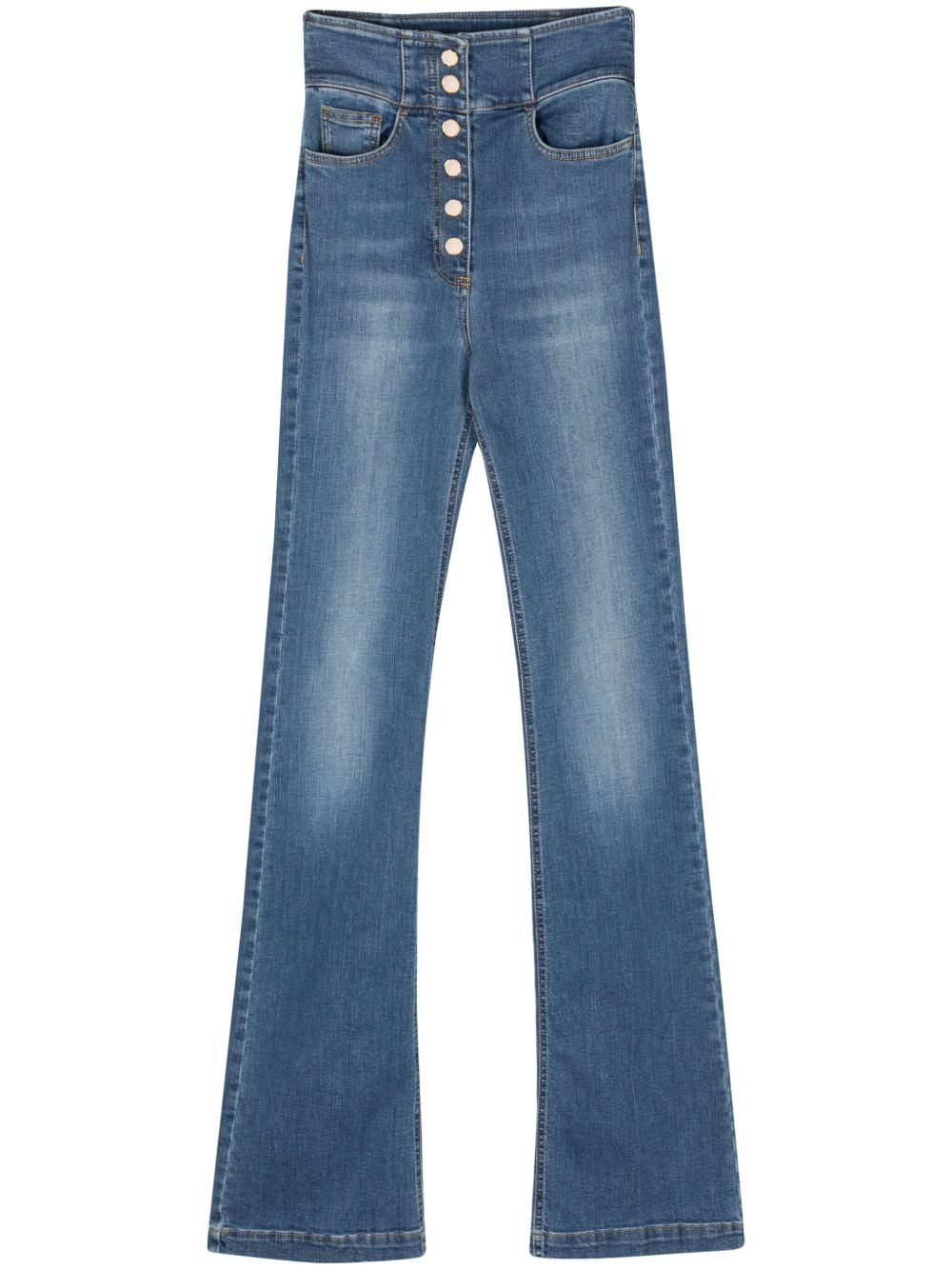 Jeans a palazzo con abbottonatura PJ43S41E2 139 ELISABETTA FRANCHI 