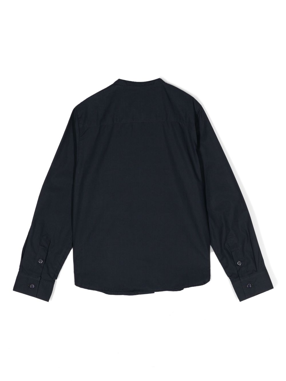 Camicia blu logo ricamo 3D4CJE4N8EZ 0920 EMPORIO ARMANI KIDS 