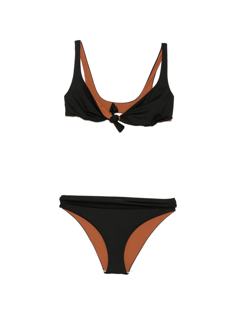 Bikini reversibile brassiere nero/tabacco CR21MBCS02MB F0940 FISICO 