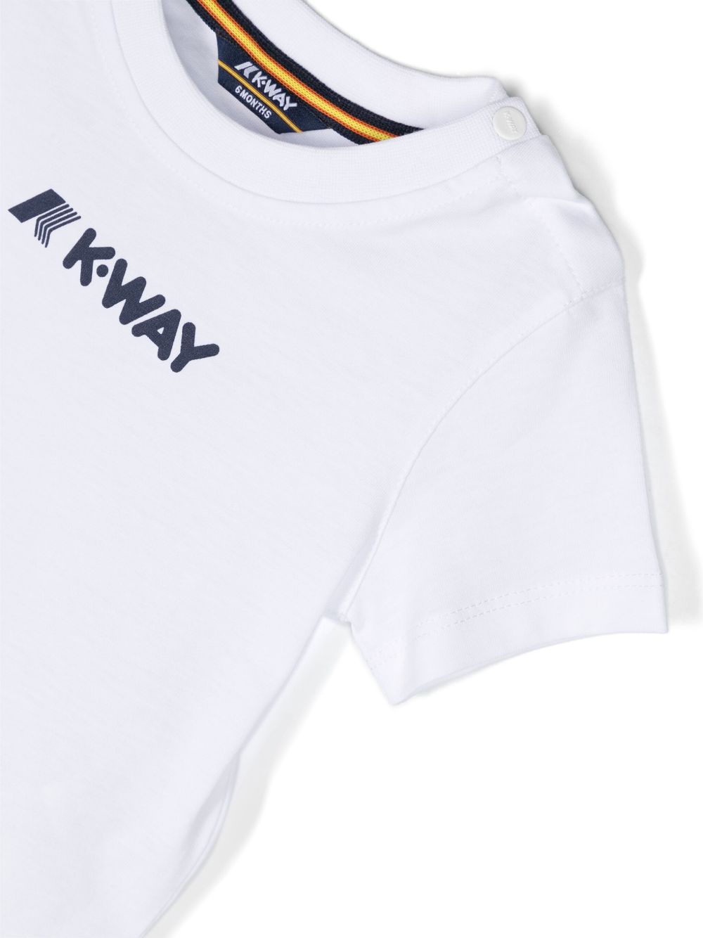 T-shirt pete neonato bianca K4121BW 001 K-WAY KIDS 