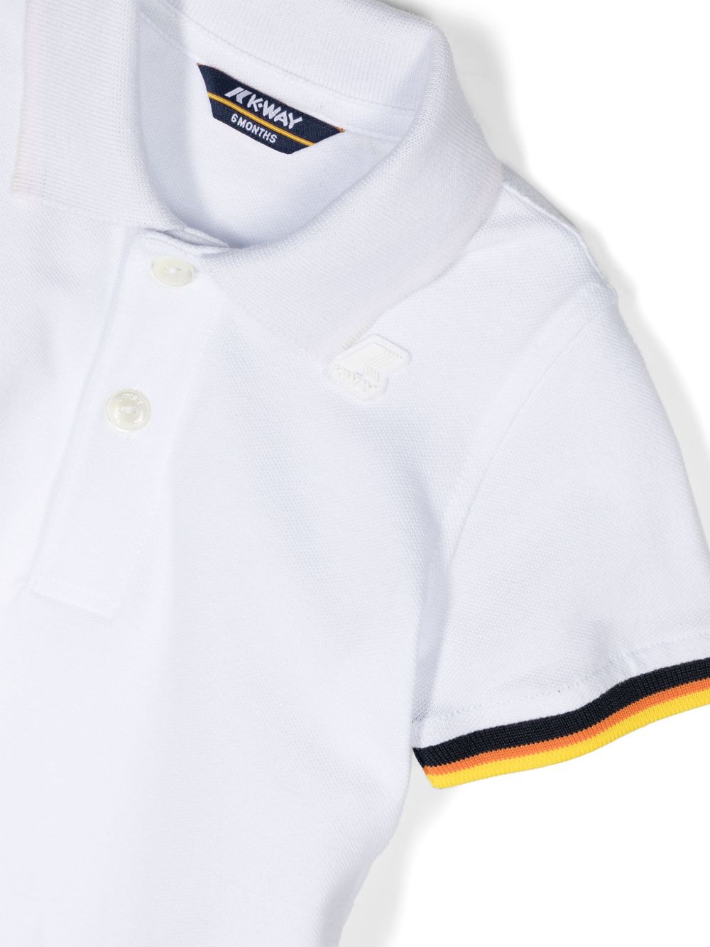 Polo vincent neonato bianca K4121EW 001 K-WAY KIDS 