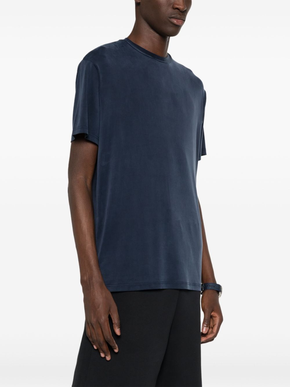 T-shirt blu oversize L1TSS246516 E044 LOW BRAND 