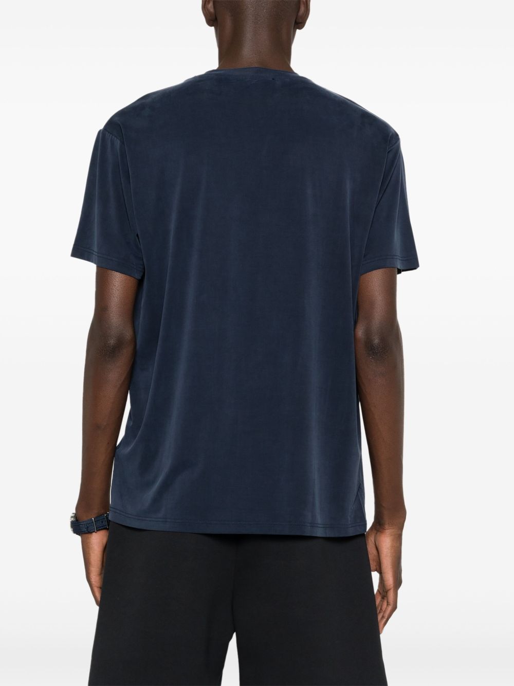 T-shirt blu oversize L1TSS246516 E044 LOW BRAND 