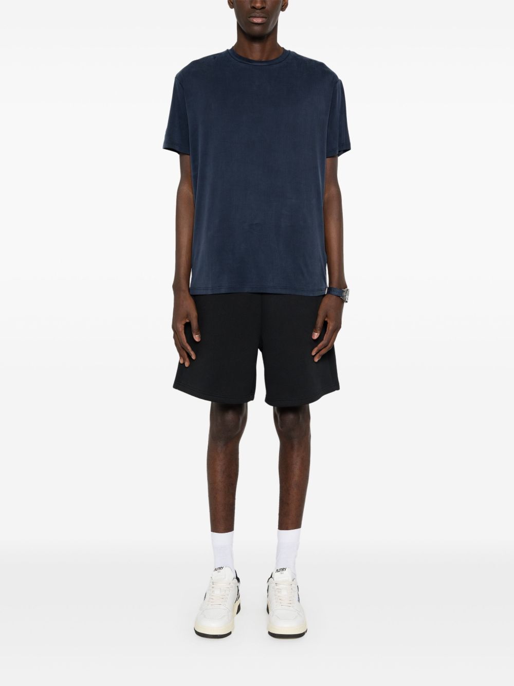 T-shirt blu oversize L1TSS246516 E044 LOW BRAND 