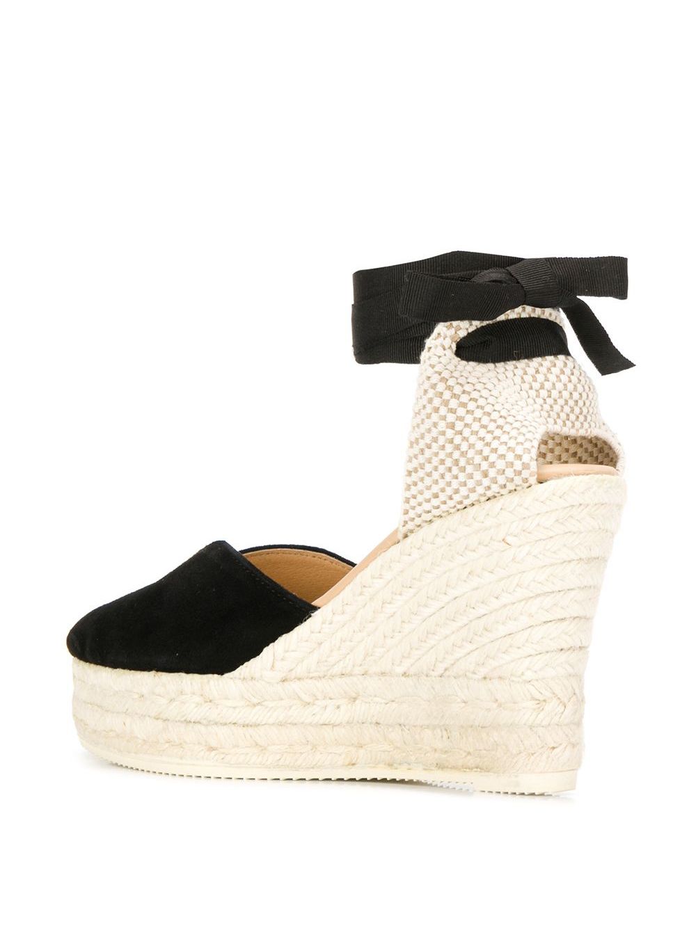 Espadrillas Hamptons heart nero scamosciato K10WH BLACK MANEBI 