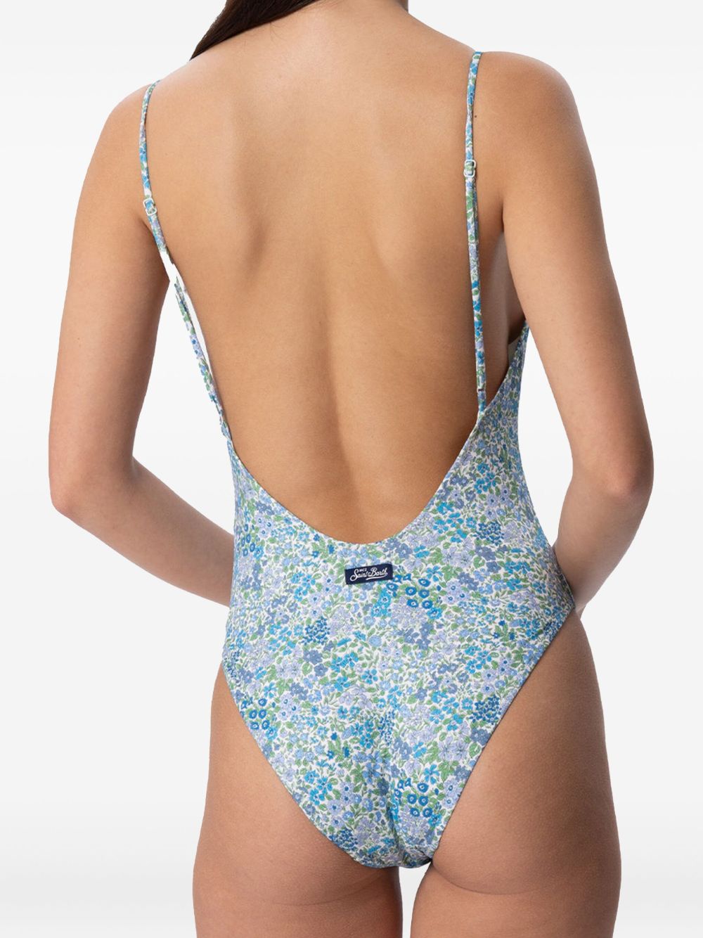 Costume interno Cecille fantasia floreale blu CEC0001 00771F MC2 SAINT BARTH 