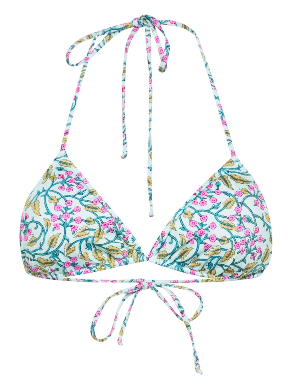 Bikini Leah+ Virgo fantasia floreale celeste LEH0001VIR0001 01725F MC2 SAINT BARTH 