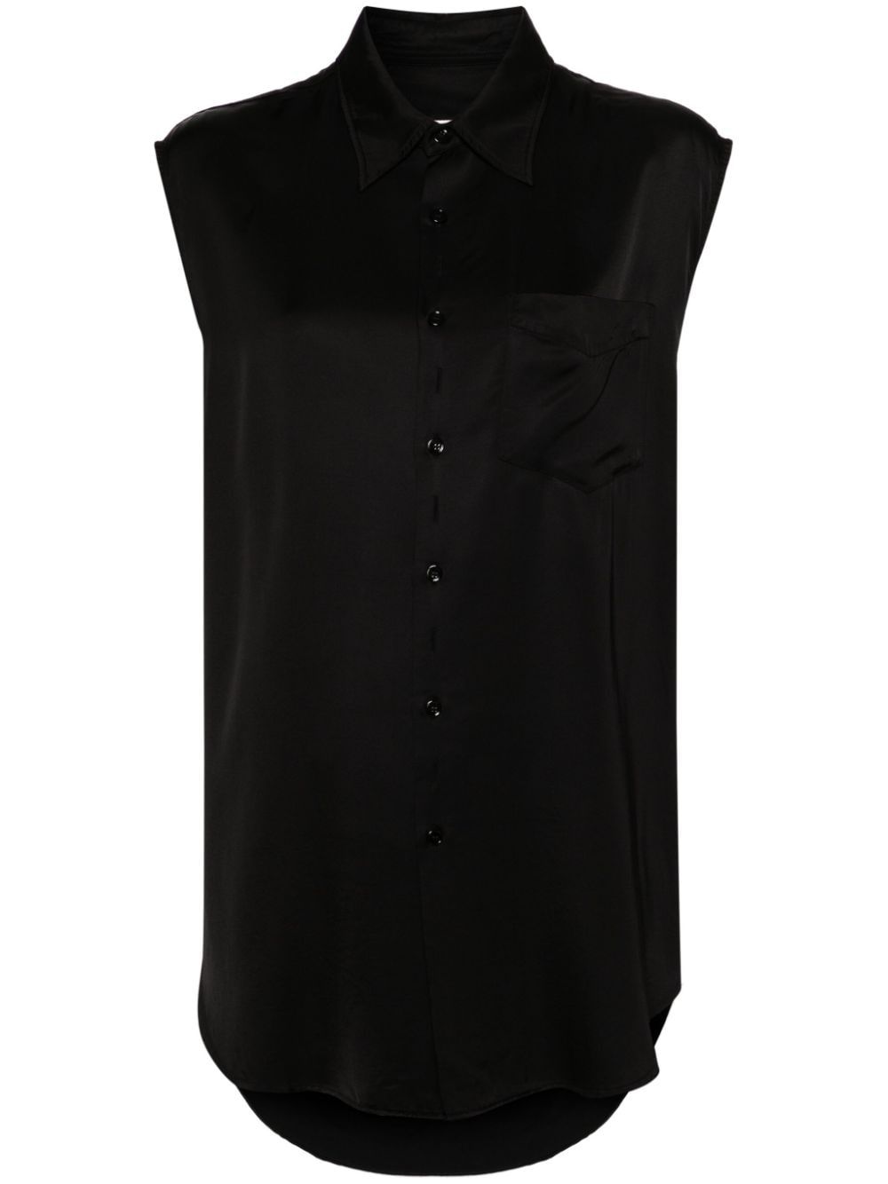 Camicia bianca giro maniche S62DL0092S54450 801 MM6 MAISON MARGIELA 