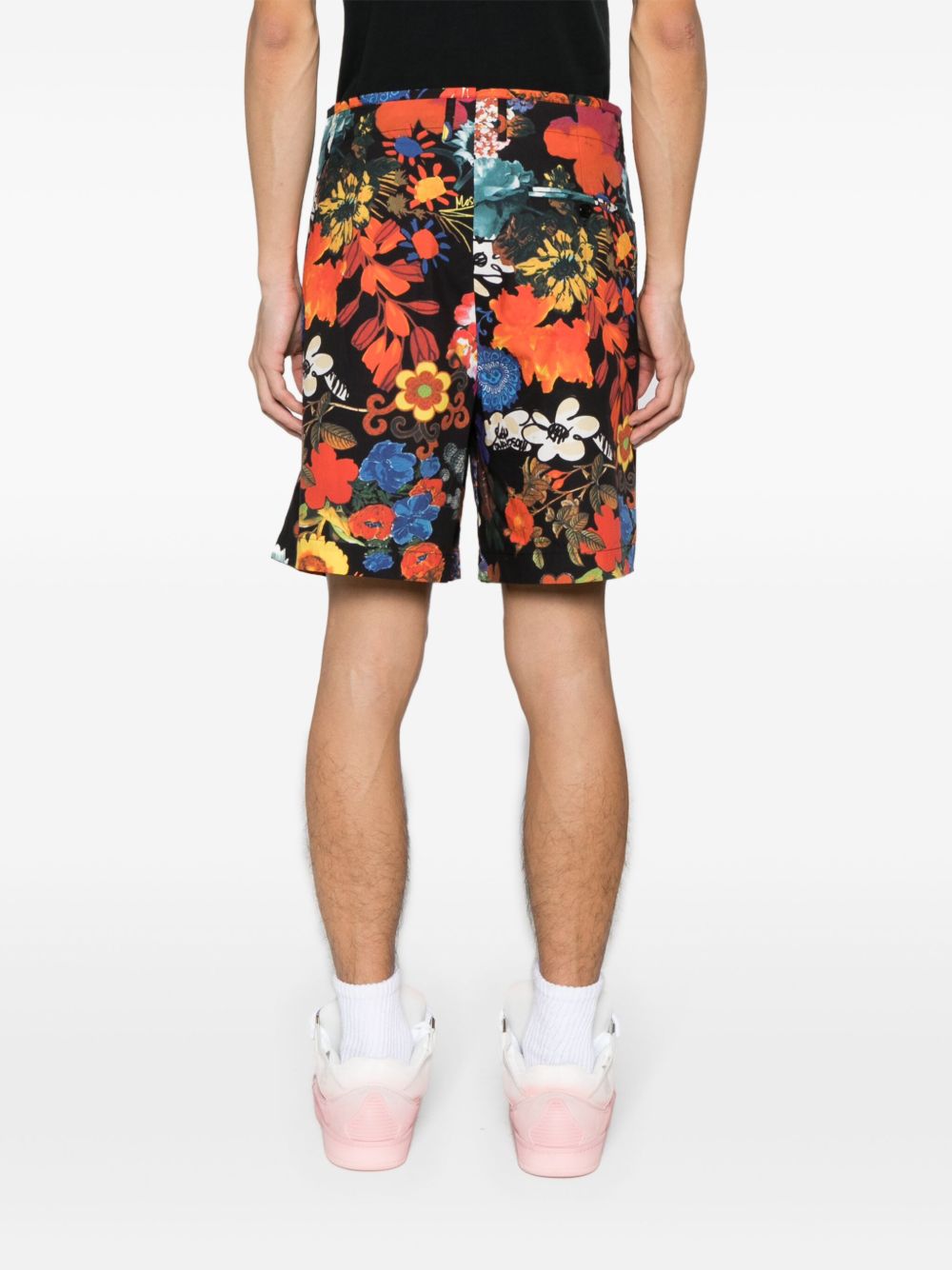 Bermuda multicolor stampa floreale<BR/> J03232054 1888 MOSCHINO 