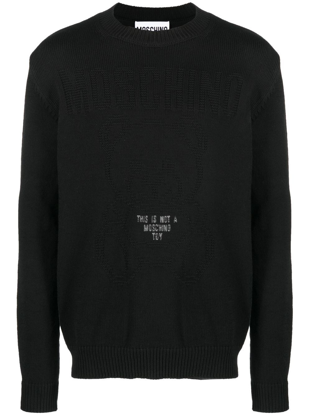 Maglione con ricamo Teddy Bear <BR/> V09262003 0555 MOSCHINO 