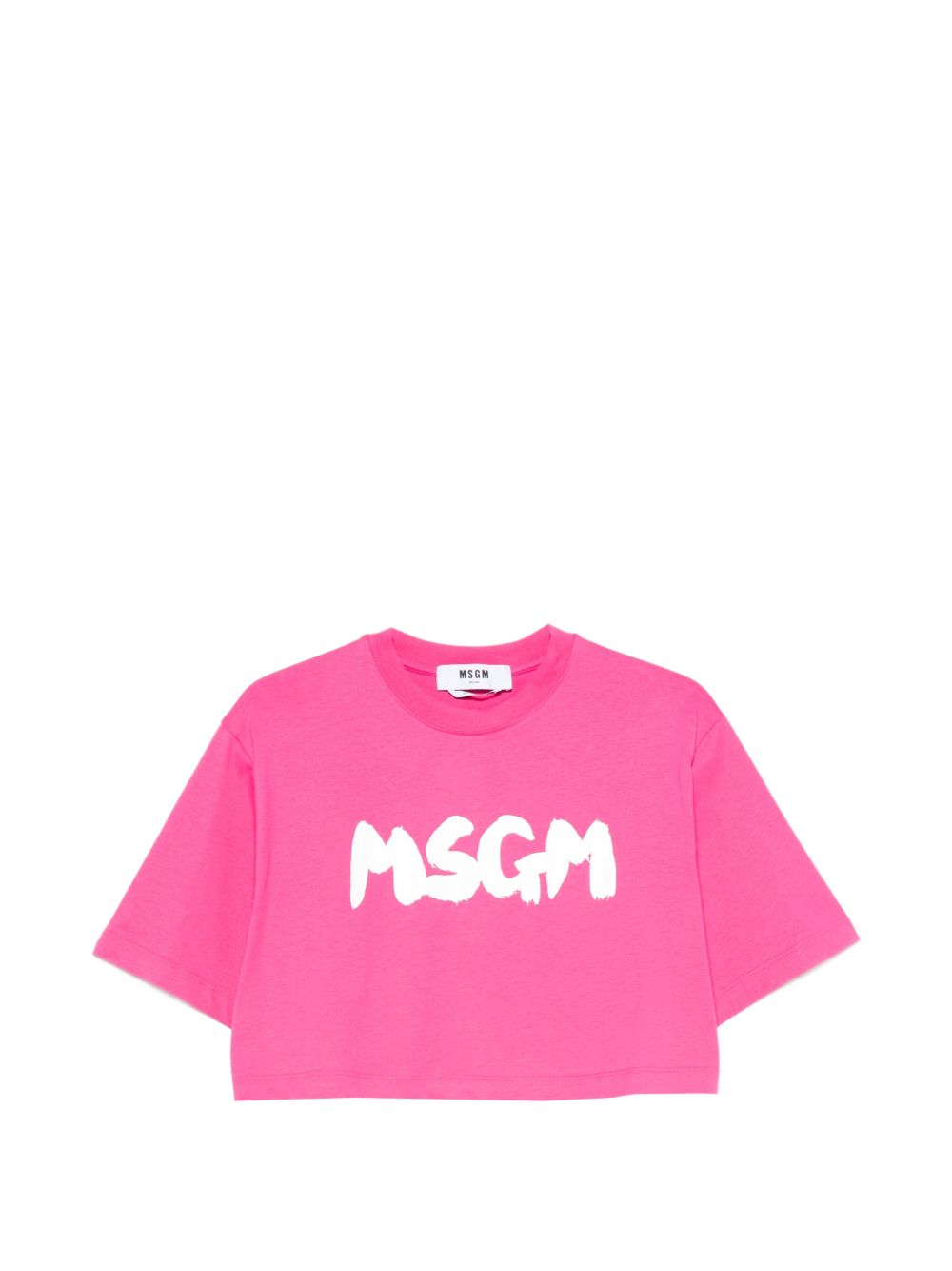 T-shirt donna fucsia in cotone 3641MDM100247002 15 MSGM 