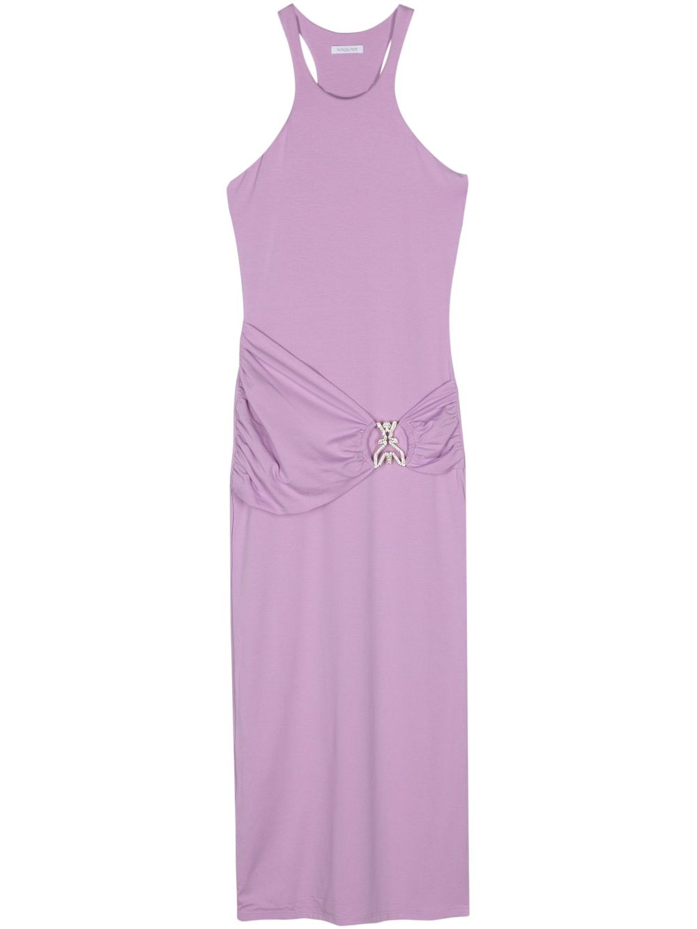 Abito lilla fascia frontale drappeggiata 2A2756J206 M495 PATRIZIA PEPE 