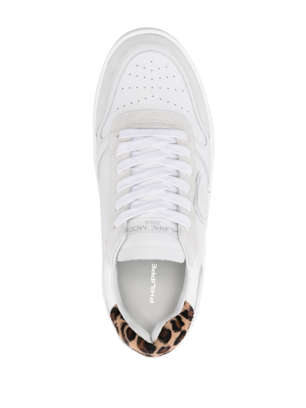 Sneaker Nice bianca/animalier donna VNLD VA02 PHILIPPE MODEL 
