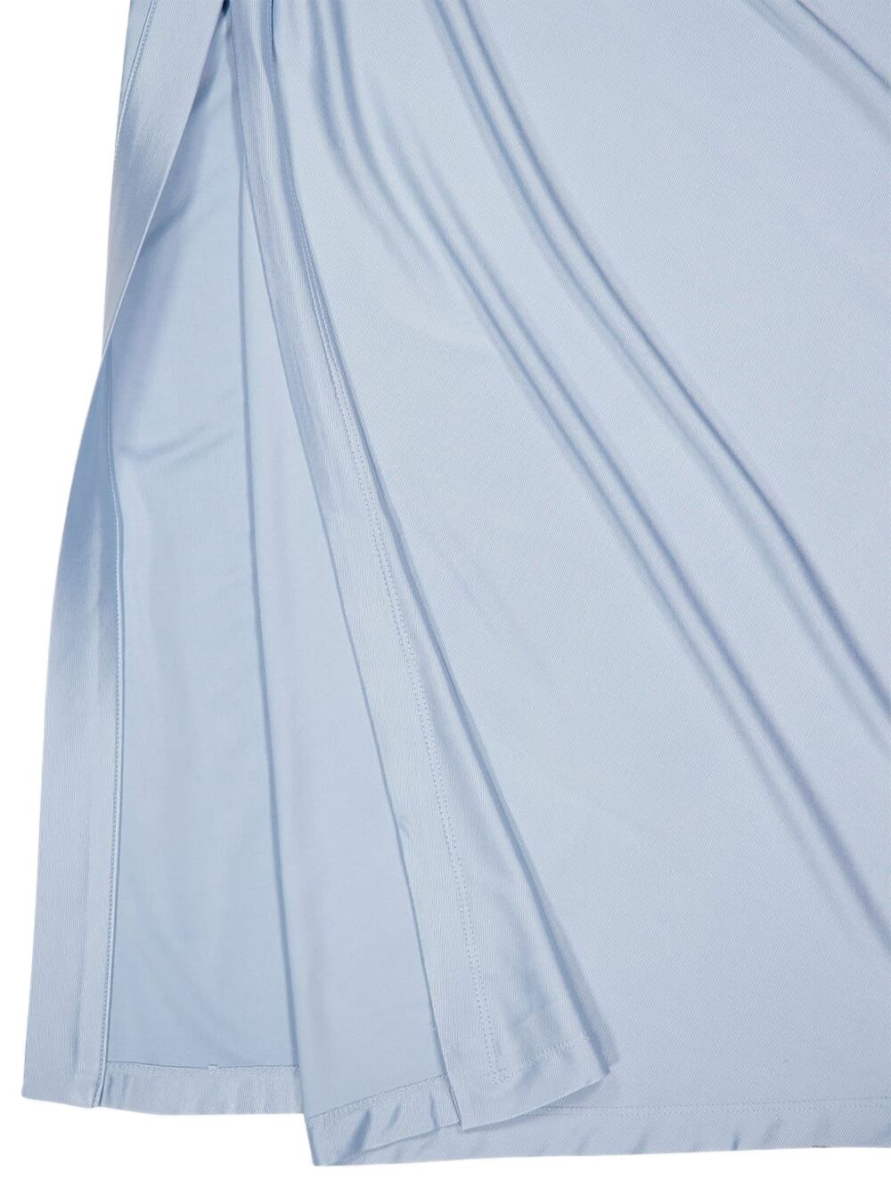 Gonna arricciata celeste polvere 24EJJU515VI0267 P459 RABANNE 