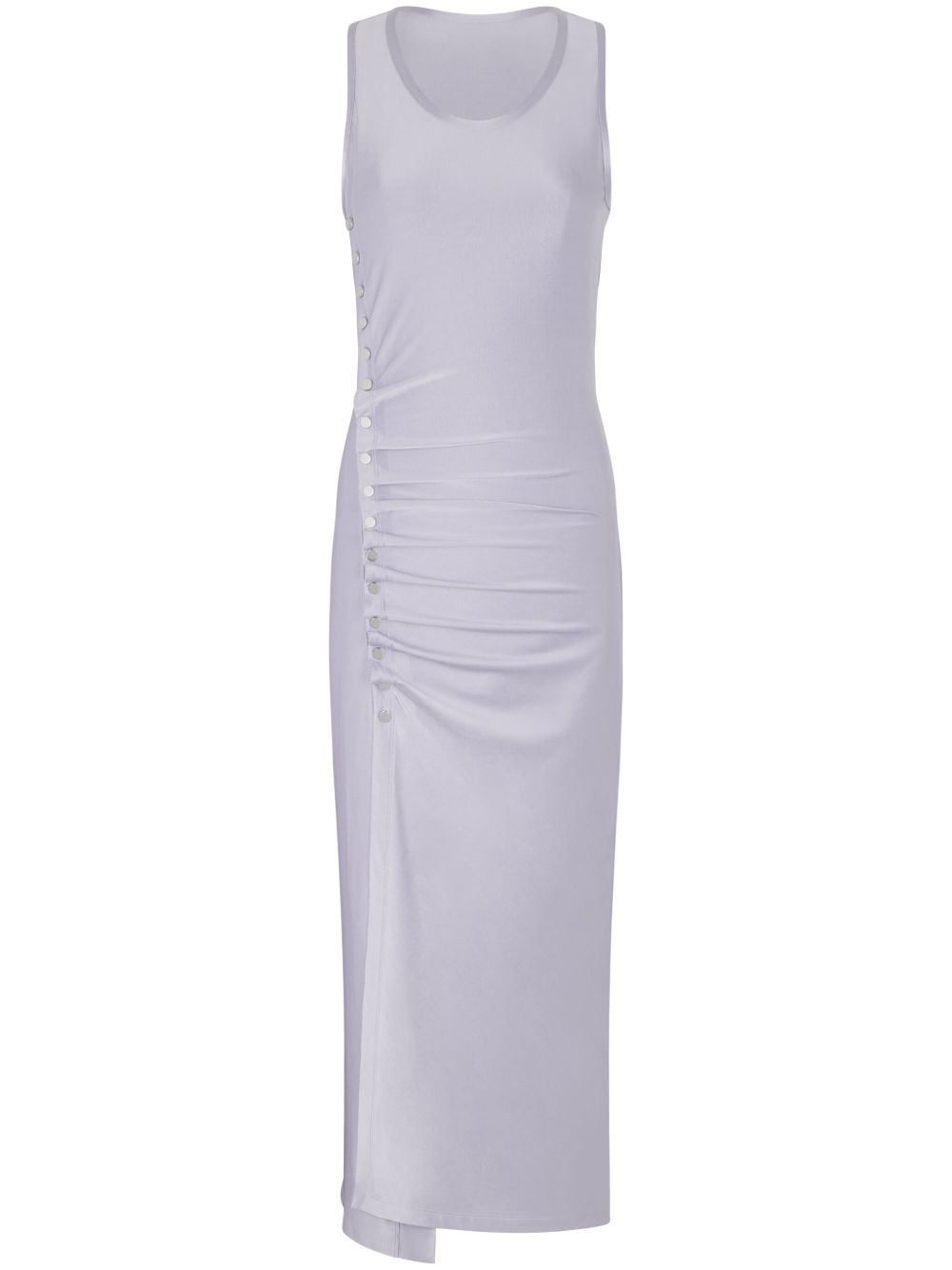 Abito midi celeste polvere smanicato 24EJRO815VI0267 P459 RABANNE 