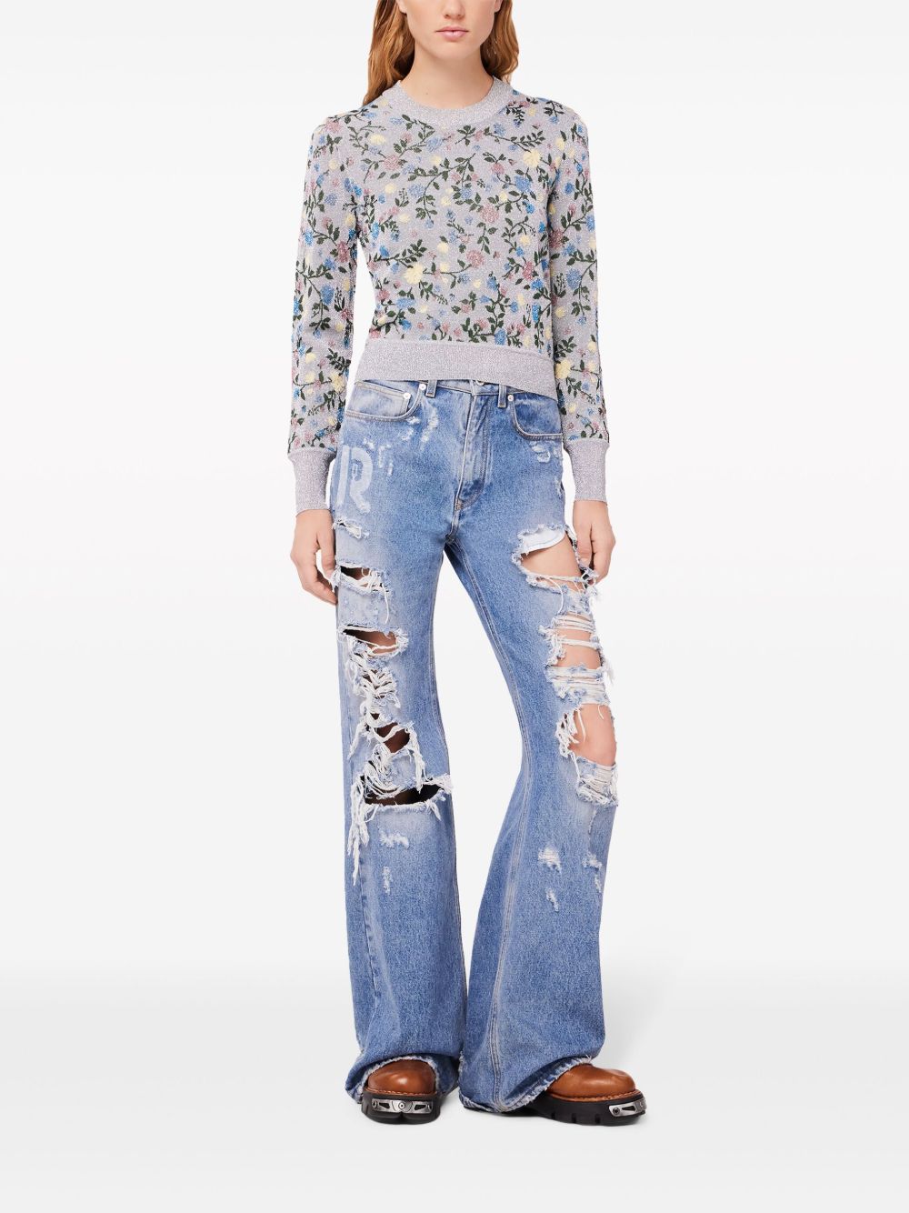 Jeans blu effetto vissuto <BR/> 24PCPA322CO0487 P418 RABANNE 