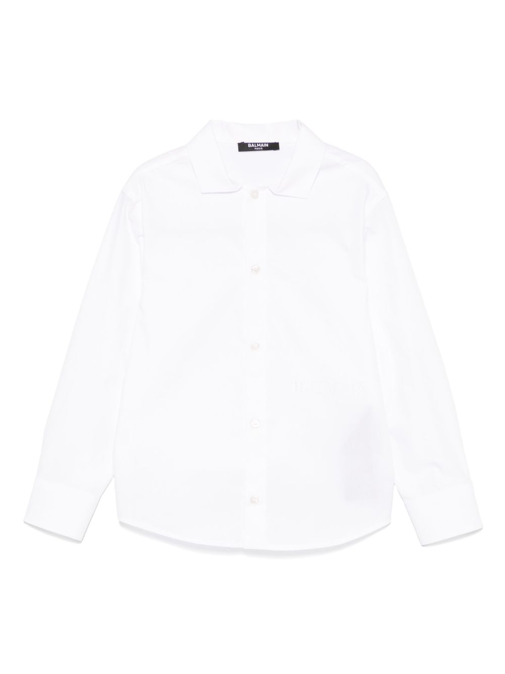 Camicia bianca basic BW5P00P0479 100BC BALMAIN KIDS 