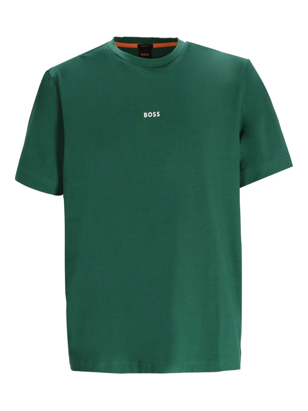 T-shirt verde mini logo petto 50473278 343 BOSS 