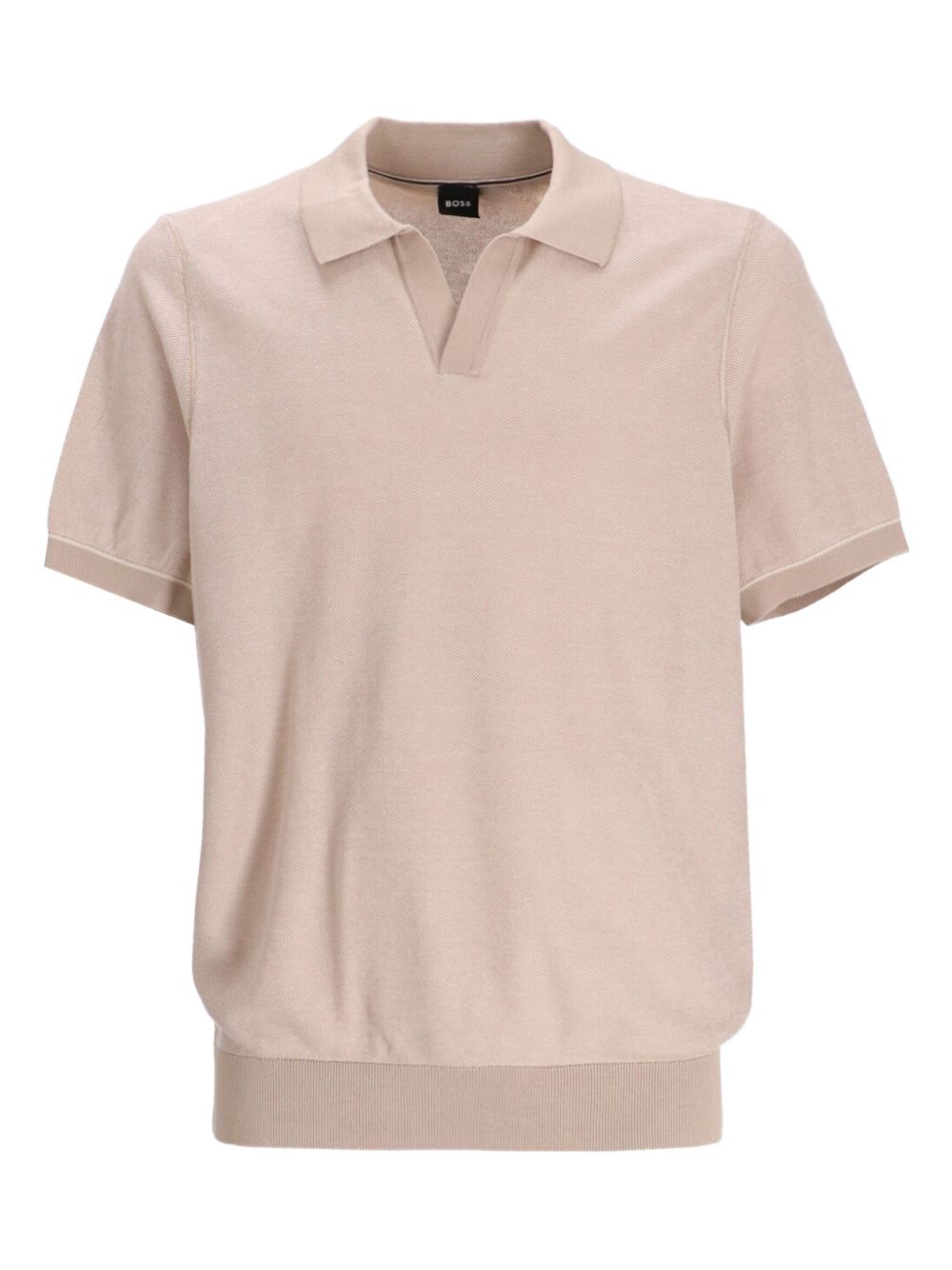 Polo hi jianluca in maglia natural 50537654 131 BOSS 