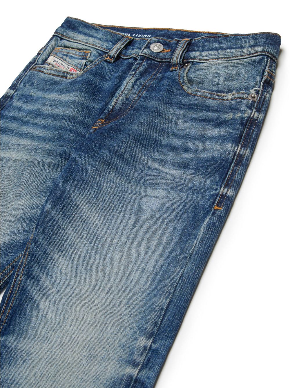 Jeans schierito effetto vissuto J00808KXBPJ K01 DIESEL KIDS 