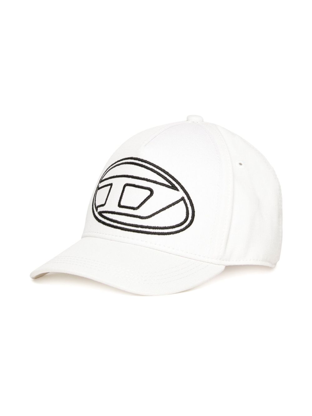 Cappello bianco baseball Oval-D J02132KXA77 K100 DIESEL KIDS 
