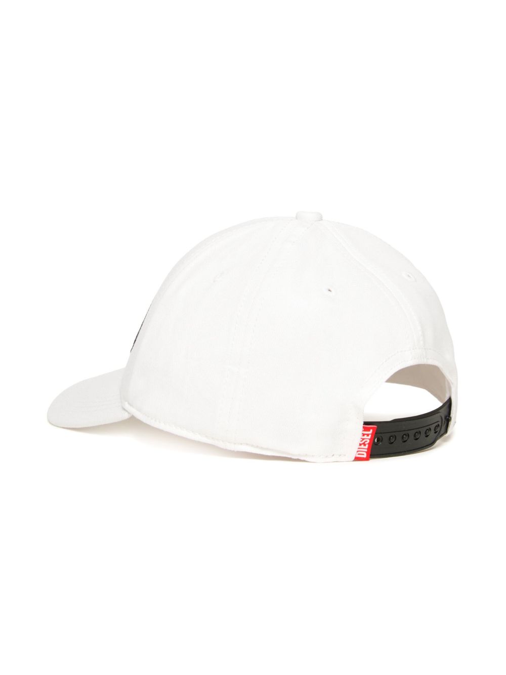 Cappello bianco baseball Oval-D J02132KXA77 K100 DIESEL KIDS 
