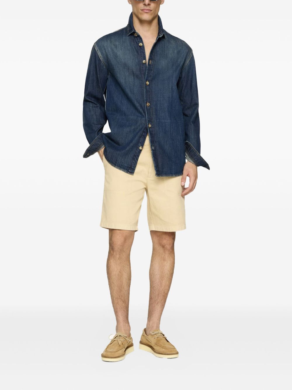 Bermuda gerd beige UP676CF0176PTD 020 DONDUP 