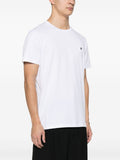 White T-shirt with rubberised logo