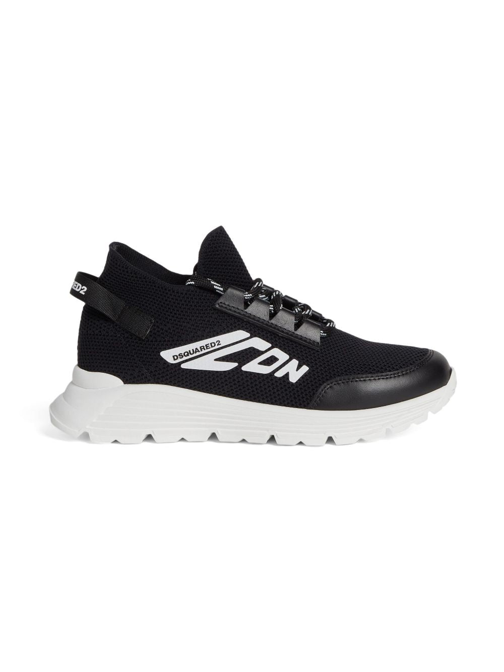 Sneakers nere in rete logo icon 80309 03 DSQUARED KIDS 