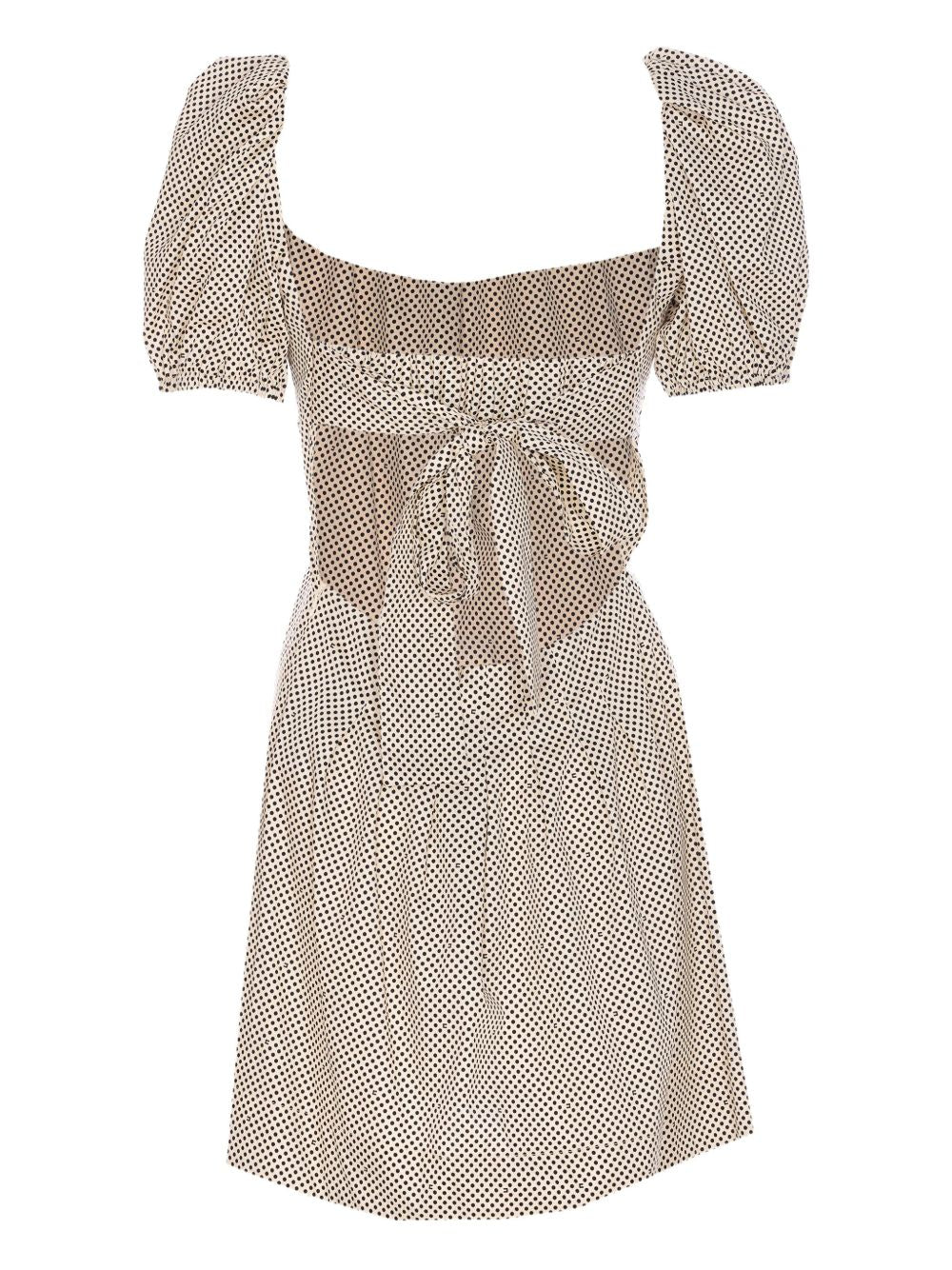 Abito in cotone con stampa pois e rose ricamate AB77652E2 E84 ELISABETTA FRANCHI 