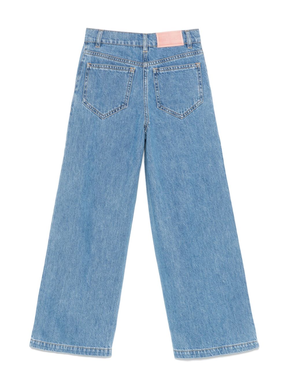 Jeans basic a gamba ampia EFPA2750DF011 4039 ELISABETTA FRANCHI KIDS 