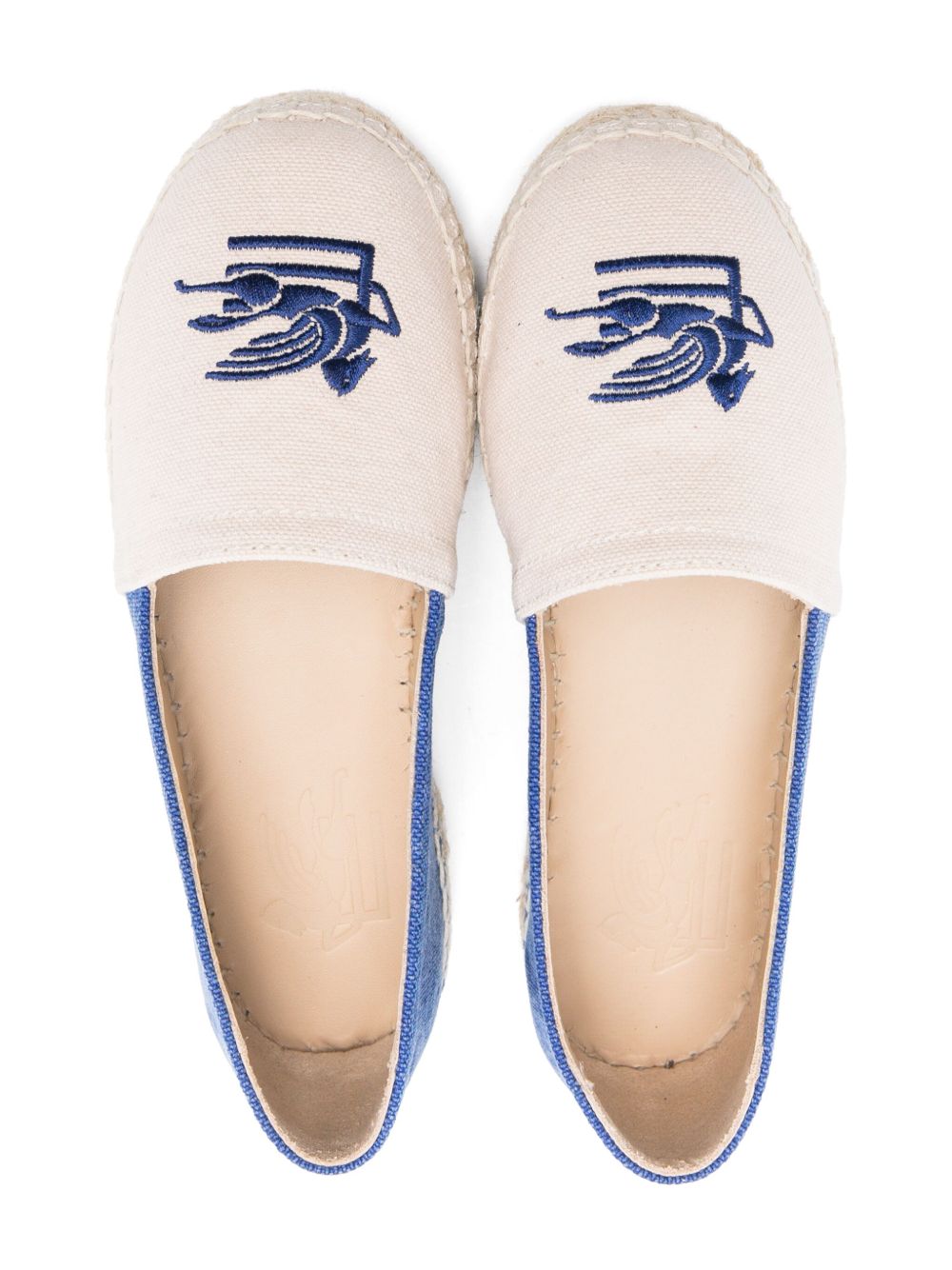 Espadrillas avorio/denim ricamo pegaso GW0P96Z2921 105CE ETRO KIDS 