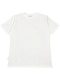White T-shirt with mini heart embroidery logo