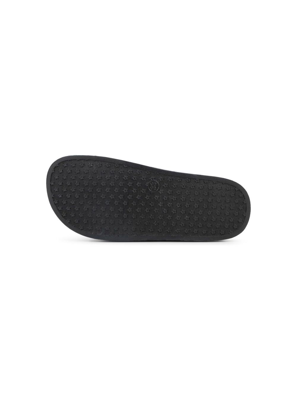 Ciabatta nera logo gommato G00298 09B HUGO KIDS 