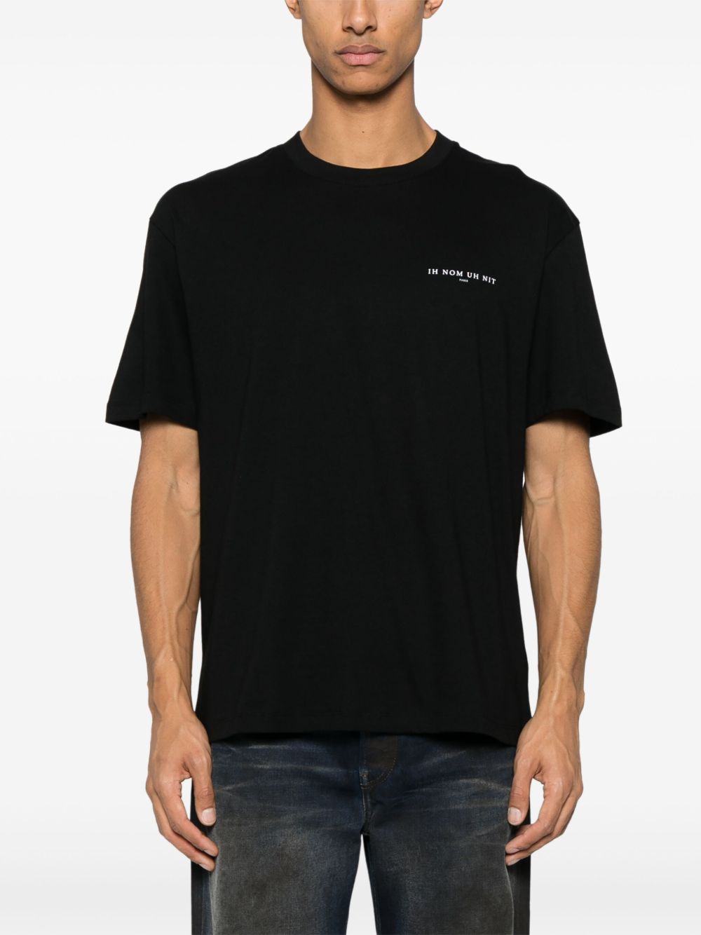 T-shirt nera mask authentic retro NUS25254 009 IH NOM UH NIT 
