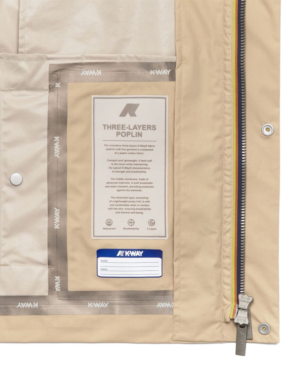 Giacca Orion 3L beige K7127UW AZI K-WAY 