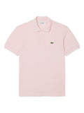 Pink polo shirt with embroidery logo