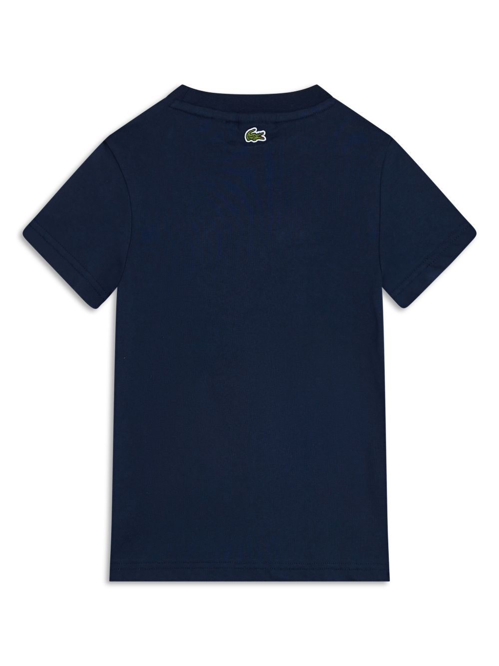 T-shirt blu stampa frontale logo TJ3003 166 LACOSTE KIDS 