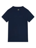 Blue T-shirt with front logo print