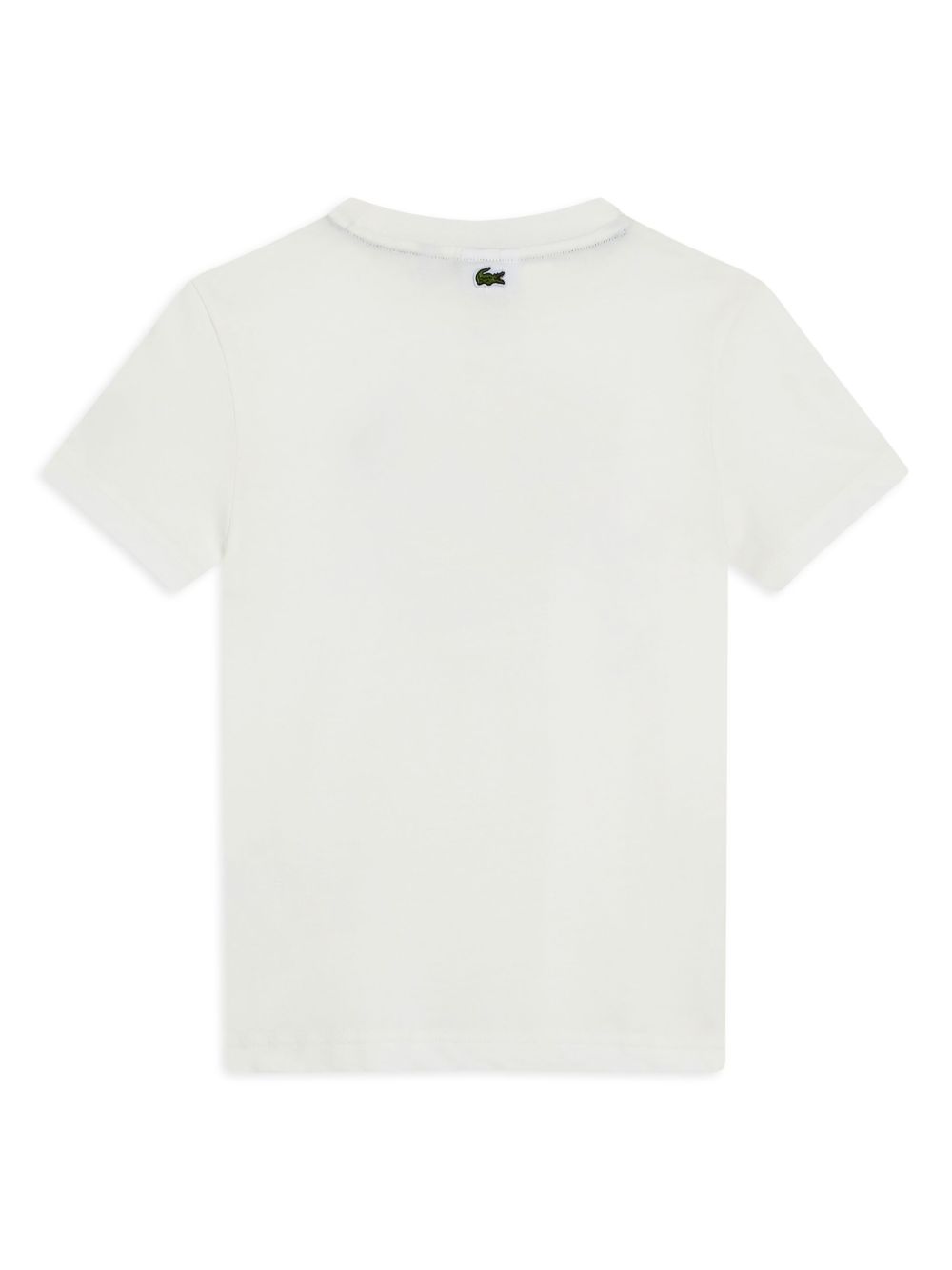 T-shirt bianca con stampa frontale logo TJ3003 70V LACOSTE KIDS 