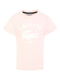 Pink T-shirt with front logo print
