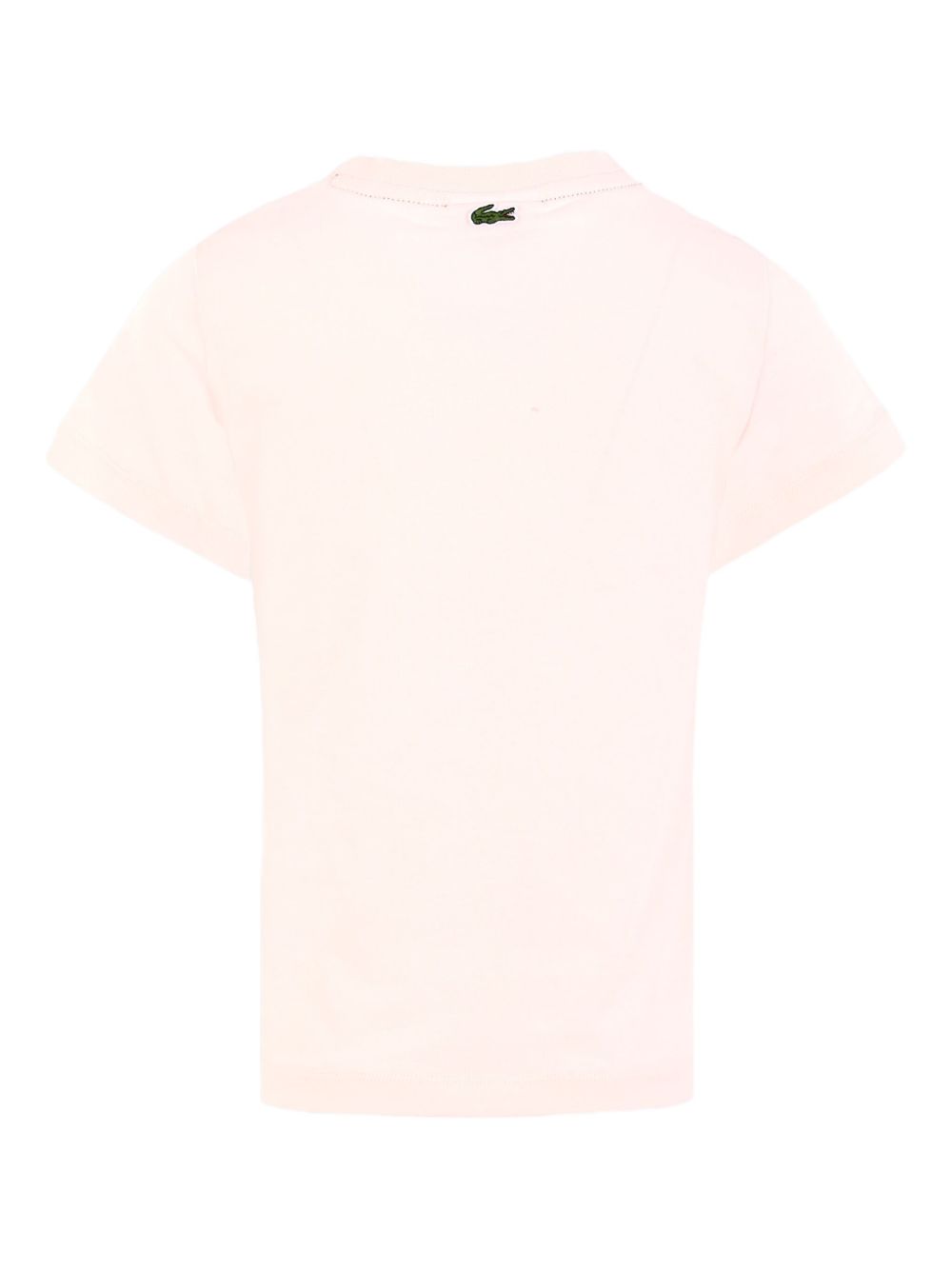 T-shirt rosa con stampa frontale logo TJ3003 T03 LACOSTE KIDS 