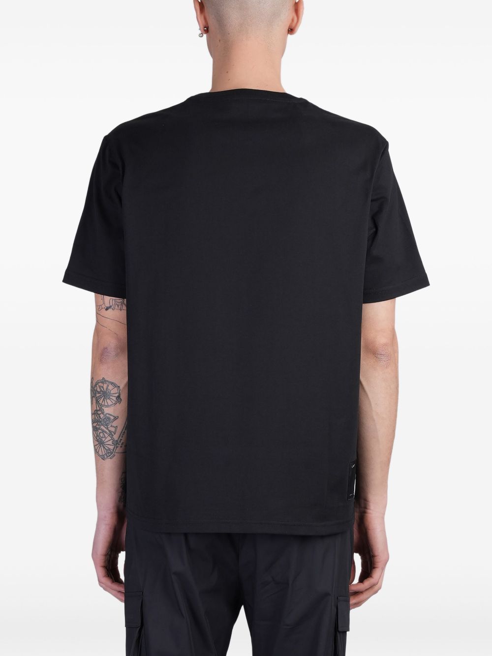 T-shirt B240 nera oversize L1TSS256549 D001 LOW BRAND 
