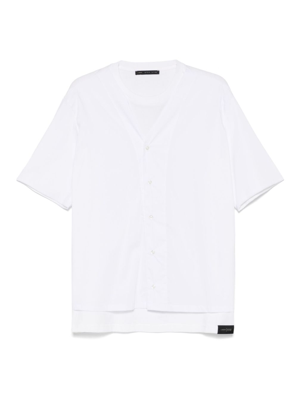 T-shirt + camicia bianca b245 L1TSS256552 A001 LOW BRAND 
